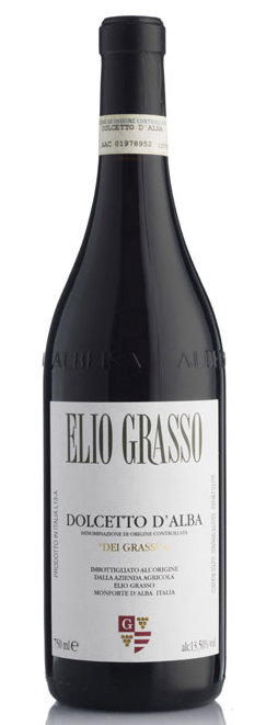 ELIO GRASSO "  DEI GRASSI - DOLCETTO D ALBA  DOC ", 0.75 L., *WINESCOUT7*. ITALIEN-PIEMONT 
