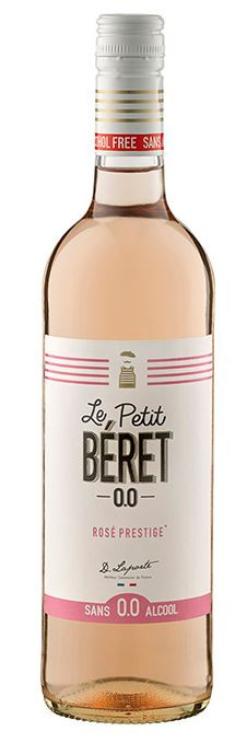 LE PETIT BERET " ROSE PRESTIGE ALKOHOLFREI ", 0.75 L.,*WINESCOUT7*, FRANKREICH-OCCITANIE