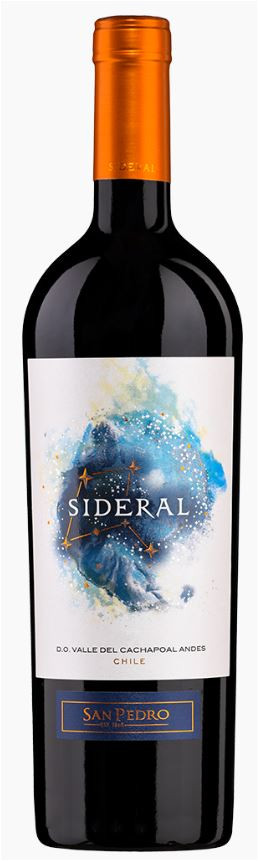 VINA SAN PEDRO " SIDERAL 6 FL. IN HOLZKISTE ", 0.75 L.*WINESCOUT7*, CHILE-VALLE DEL CACHAPOAL